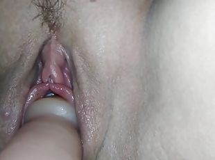 suur, orgasm, naine, bbw, dildo