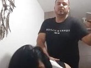 I film destroying the ass of a pretty Latina on all fours