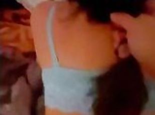 18 year old teen latina takes hard back shots in her ass.. she’s a good girl.