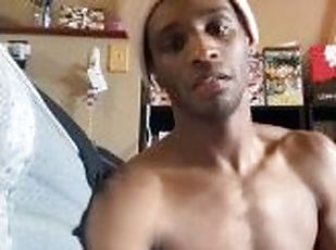 Black twink fucking mattress pt. 1