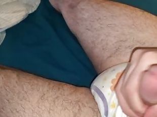 Hot Diaper Boy Spewing Cum!!