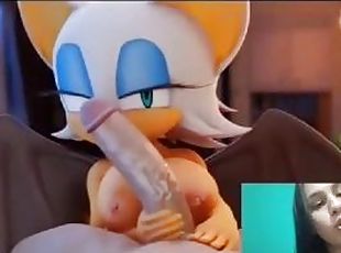 HAIRY GIRL GIVES AN AMAZING BLOWJOB AND CUMS IN HER MOUTH - SONIC FURRY HENTAI UNCENSORED