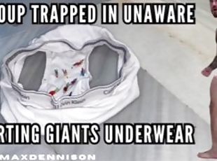 Group trapped in unaware farting giants underwear