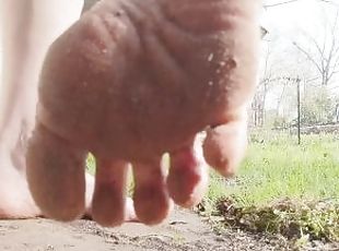 Muddy Dirty Feet