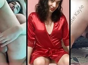 Charlotte Kayle Trans Jerking Off Compilation