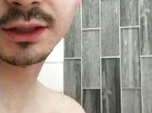 Shower video and wanting to get pee