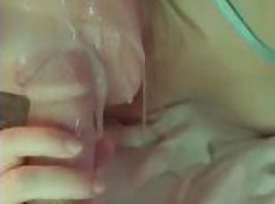 Cute Blonde from College getting Huge Facial