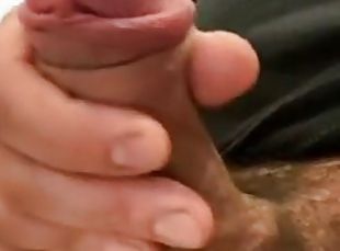 Daddy masturbates and shows big cock