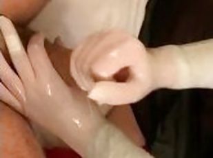 Ready for Prostate massage with Latex Gloves?Full Vid.