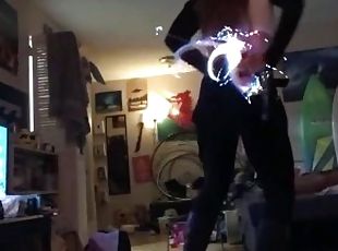 SexyStripper Cow Girl Light Whip Dance (SFW)