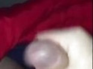 my step sister jerks me off for his first time and I cum in his hand