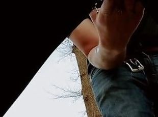 DOGGING SLUT BIG SQUIRT 3X BY FUCKING A STRANGER IN PUBLIC