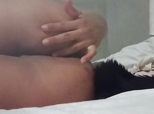Foxy tail masturbation