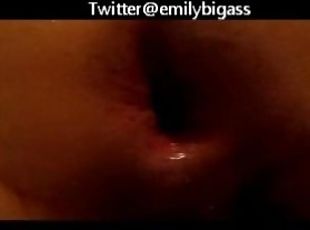 Its to big!! it hurts!! shemale extreme anal sex with 8inch dildo ass open