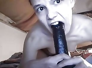 clitoris, masturbaatio, pillu-pussy, teini, tiukka, dildo, pikkuinen