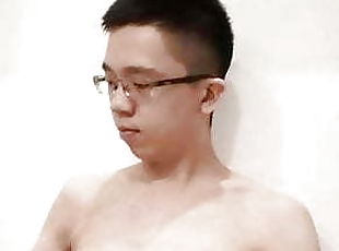 Chinese boy with underwear waistband