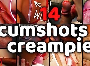 orgasm, tussu, jobipauk, kompilatsioon, creampie, neelamine, sperma, oraal