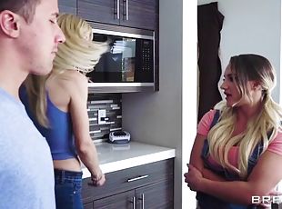 Amazing blonde has her ass drilled and creampied