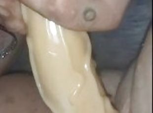 orgasme, pussy, amatør, anal, leke, bbw, dobbel, pov, mann, dildo