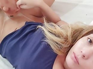 Woke up with my ted licking my pussy... onlyfans: bolivianamimi
