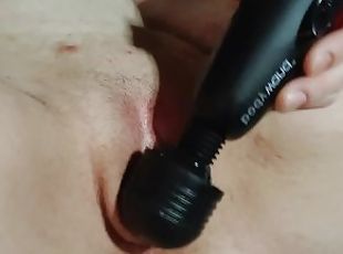 Horny MILF orgasm with toys