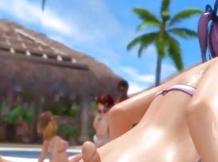 ?MMD R-18 SEX DANCE?SWEET BIG ASS ON THE BEACH HARD SEX ???? [MMD]