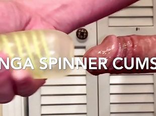 Taking My Tenga Spinner for a Spin Before Giving It an Internal Cumshot!