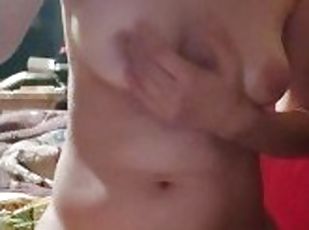 tits nude and pussy nude hand show