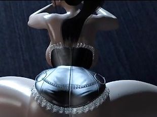 E-Girl FUTANARI Shaking Her Delicious ASS and Cock - Second life