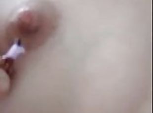 Giantess Pierina Goddess tastes tinys and runs them over her bare tits (Trailer)