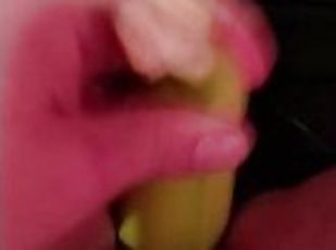 Fucking my banana