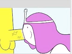 Drawing Adventure Time Porn - Princess Bubblegum Threesome With Starchy And Banana Guard (Speed-Art)