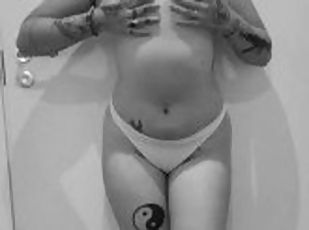 masturbation, amateur, ados, célébrité, pornstar, solo, brunette, tatouage