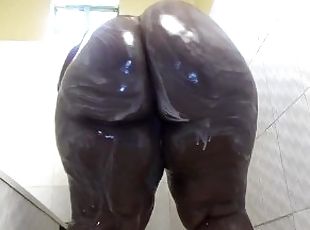 The Ass Dominator Indoor Booty Shake Taking Shower