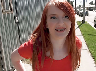 First person view missinary with young hussy redhead teen Krystal