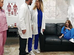 Young Female Doctor Kimmy Fucks With Her Boss In Hospital