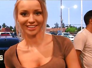I've watched sexy blonde at party! Check out what she did on her own!