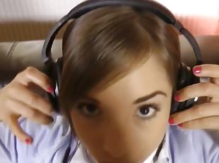 Casted eurobabe pov fuck and suck