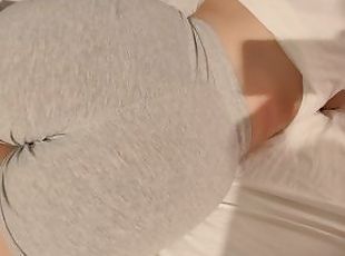 Wet Sounds of Step Sister Pussy that Seduce Me gets Horny in the Night, Rough Sex.