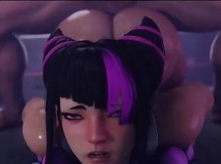 Juri Have Fun Anal Fucking And Getting Cum In Ring  Hottest Anal Street Fighter Hentai 4k 60fps