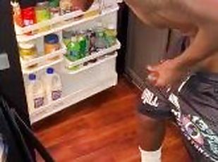 BBC Solo Masturbation In The Kitchen While No One Is Home