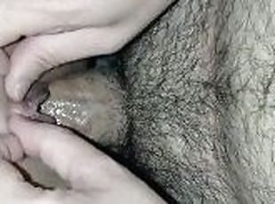 My husband leaves me dripping cum after delicious fuck