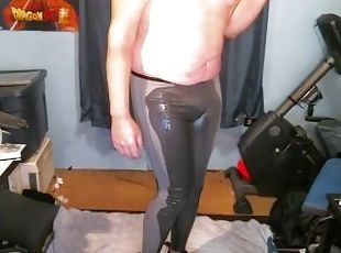 Soaking my already wet leggings in even more Pee