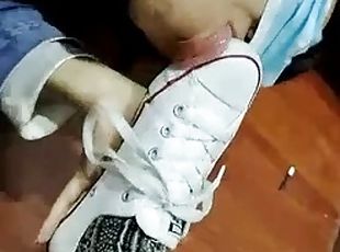 Chinese double foot worship upon request