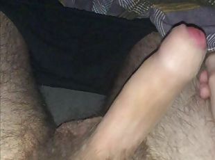 hairy teen wanking his uncut cock (CUMSHOT) tall_jay