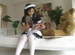 Maid spanks