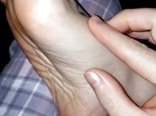 German milf foot show