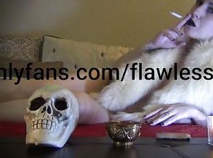 Haunted Smoking, Smoking Fetish, Cigarette, Human Ashtray, Smoking, Onlyfans FlawlessMel