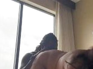 @Toofoul4yall sneaks in Ebony bbw hotel room