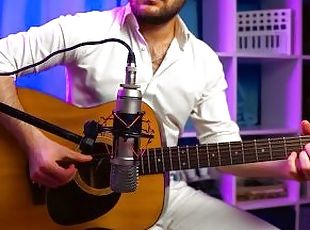 When you try to show that you can not only masturbate on camera ...The guy plays on guitar 4k